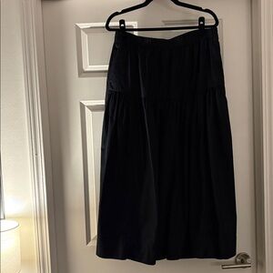 Abercrombie & Fitch cotton black maxi skirt, L